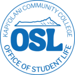 Logo for the Kapi'olani Community College Office of Student Life (OSL)